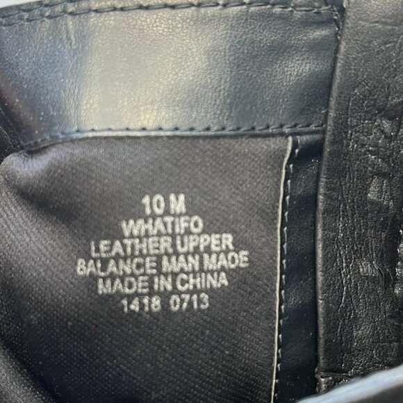 Nine West Whatifo Black Leather Knee Boots Sz 10 - Picture 4 of 10